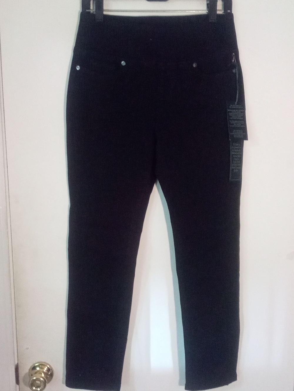 Dg2 By Diane Gilman Black Slim Jeans PS Petite Small NWT Stretch